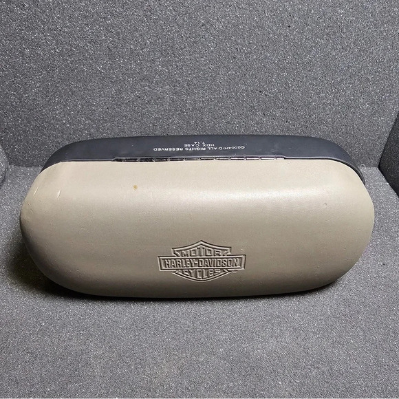 HARLEY-DAVIDSON Eyeglasses/sunglasses hard case Tan/Black - Picture 2 of 7